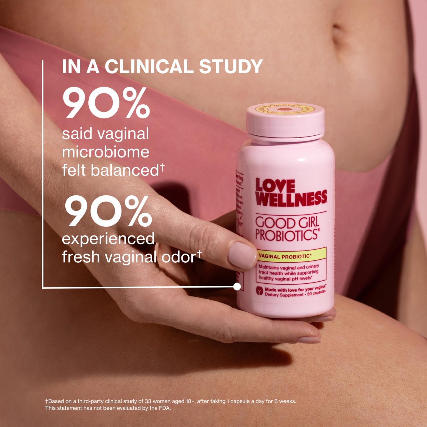 Love Wellness Good Girl Probiotics | Women’s Vaginal Health & pH Balance Supplement | 9-Strain Probiotic for Urinary Tract, Yeast, Odor & Immune Support | Gluten-Free (30-Day Supply) Love WellnessBuy Supplements Australia