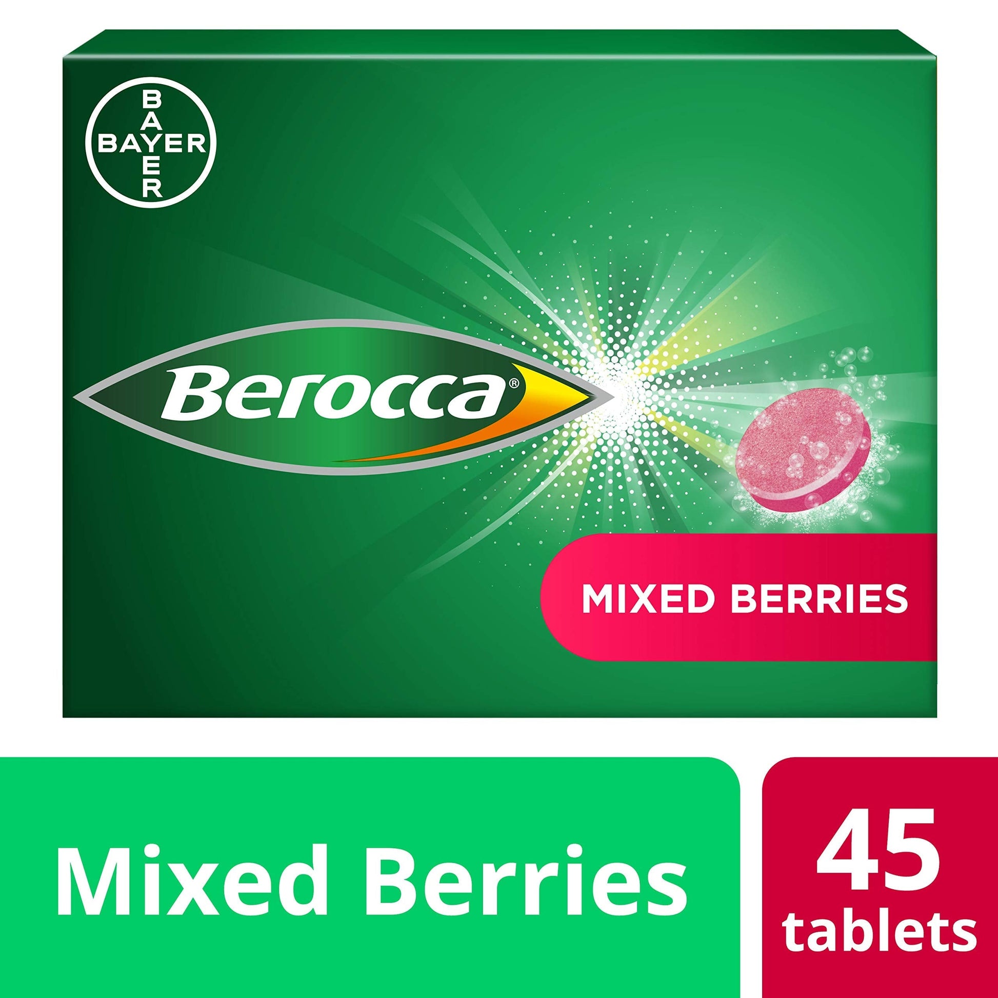 Berocca Vitamin C Effervescent Tablets, with Magnesium, Vitamin B12 and Vitamin B BeroccaBuy Supplements Australia
