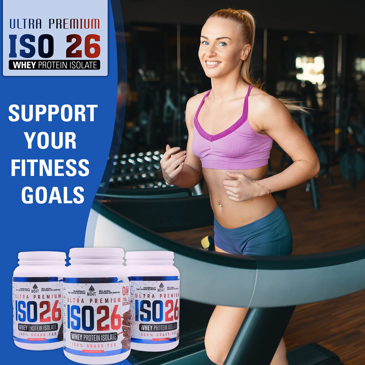 MOMOF4TRANSFORM MO4T Grass Fed Whey Protein Isolate Powder, Naturally Sweetened MOMOF4TRANSFORMBuy Supplements Australia