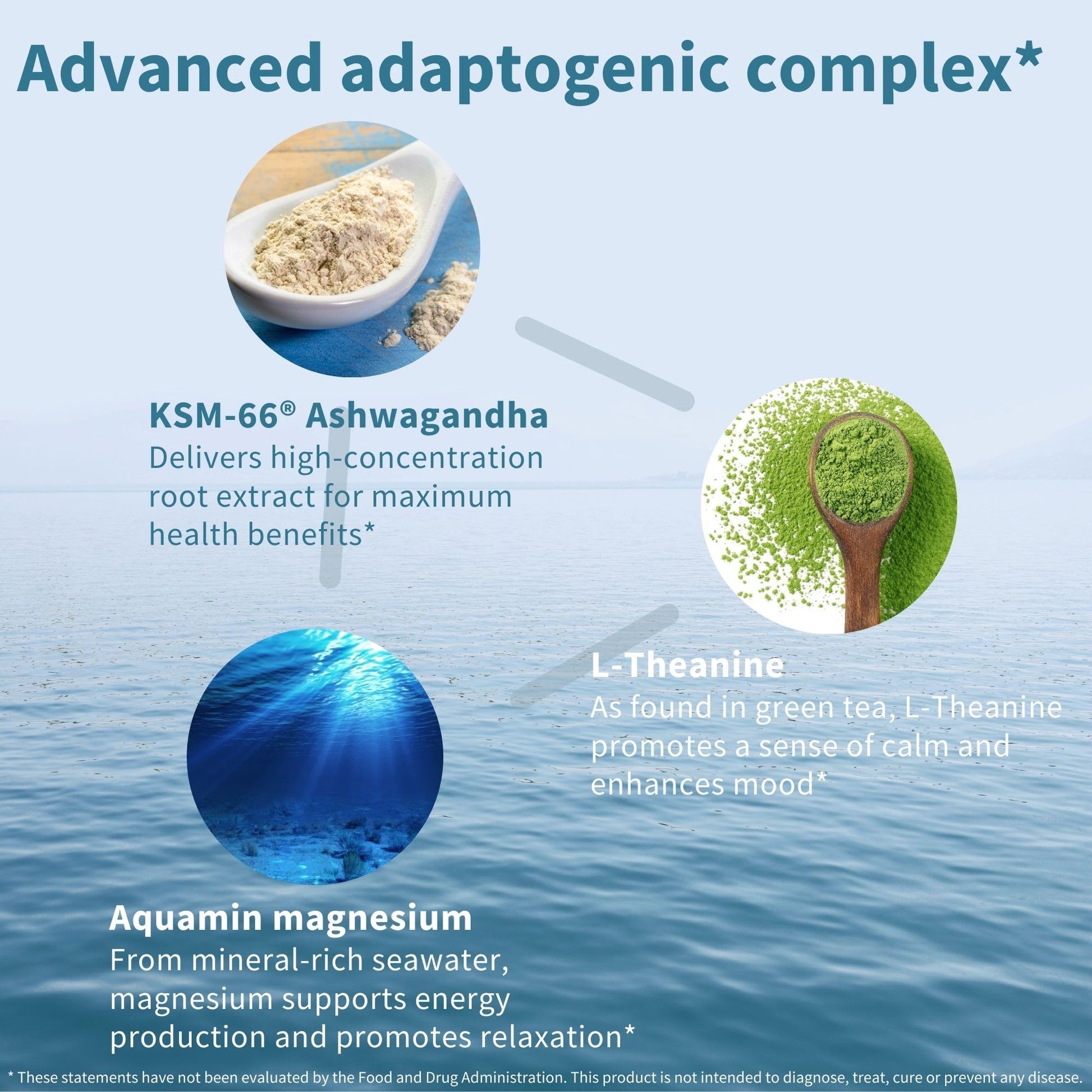 Igennus High Strength Ashwagandha, Magnesium, & L-Theanine Stress Relief Complex, KSM-66 Root Extract Adaptogens, Boosted with Methylfolate, Zinc & Biotin Clean Label, 60 Fast Acting Capsules Igennus Healthcare NutritionBuy Supplements Australia
