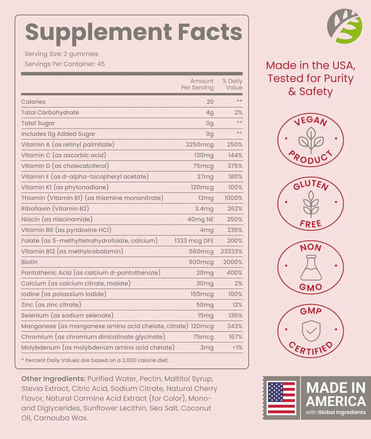 BariSlim Advanced Bariatric Multivitamin Gummies - Specially Formulated Bariatric Vitamins for Patients After Weight Loss Surgery BariSlim