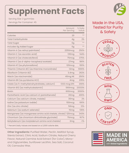 BariSlim Advanced Bariatric Multivitamin Gummies - Specially Formulated Bariatric Vitamins for Patients After Weight Loss Surgery BariSlim