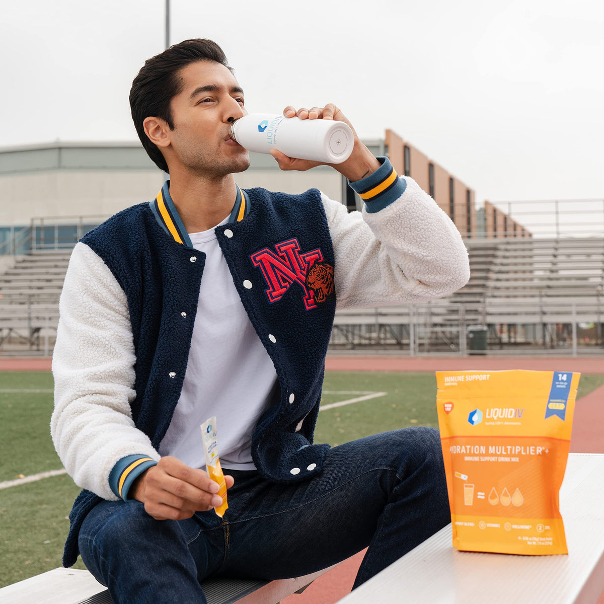 Liquid I.V. Hydration Multiplier + Immune Support - Tangerine - Hydration Powder Packets Liquid I.V.Buy Supplements Australia
