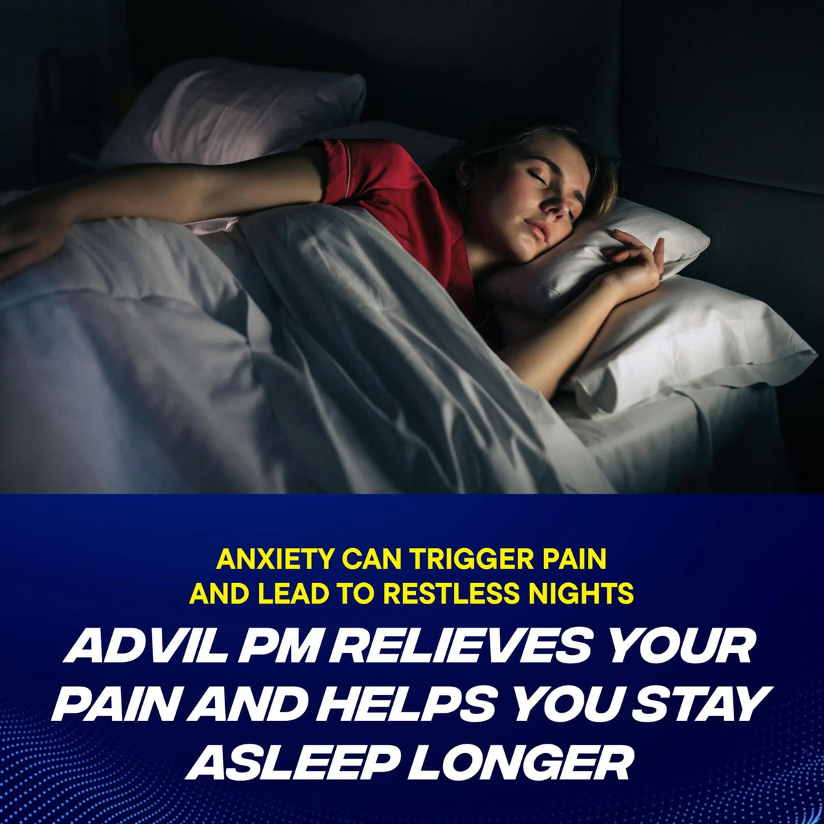 Advil PM Liqui-Gels Pain Reliever and Nighttime Sleep Aid, Pain Medicine with Ibuprofen for Pain Relief and Diphenhydramine HCL for a Sleep Aid - 2x80 Liquid Filled Capsules AdvilBuy Supplements Australia