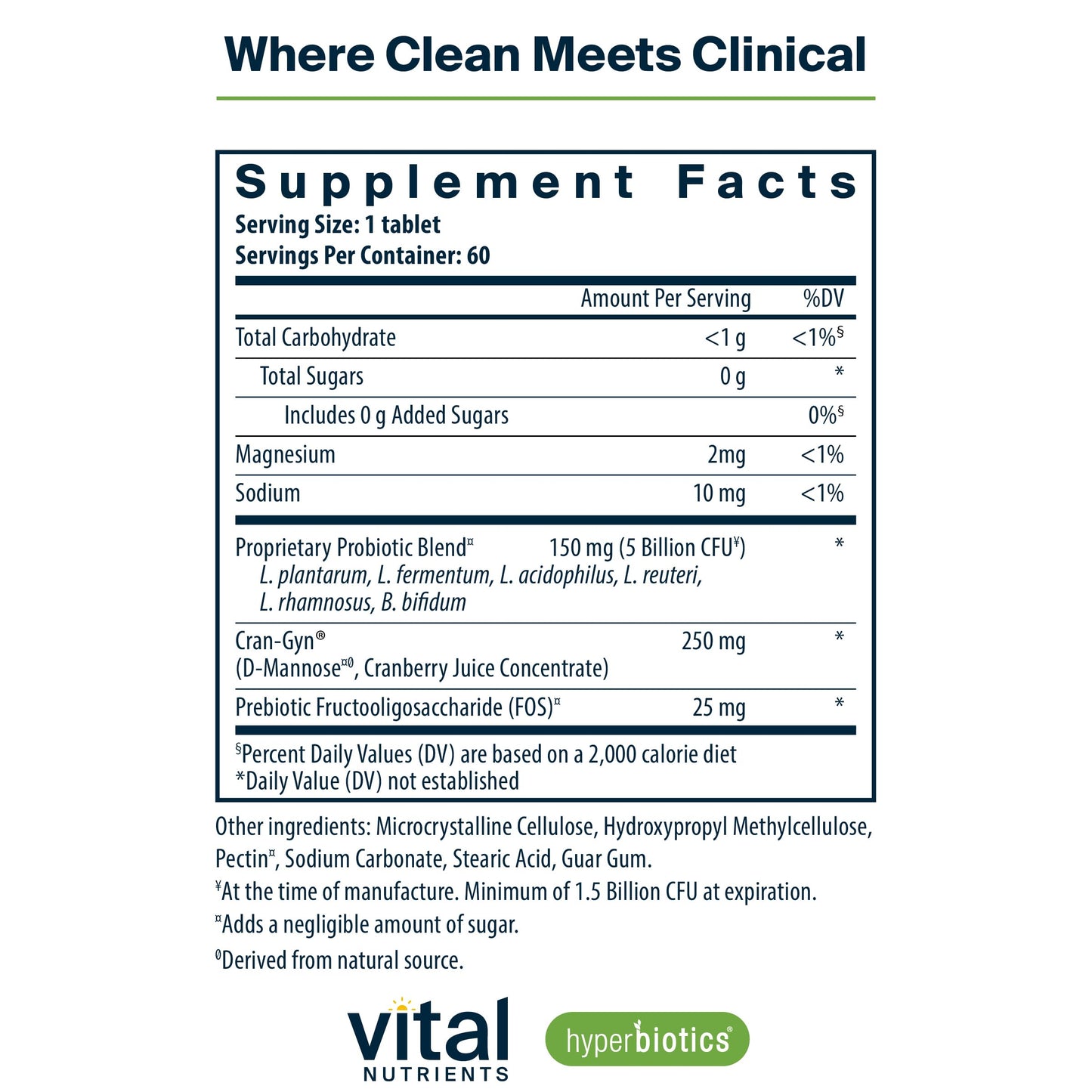 Hyperbiotics Vital Nutrients Pro Women Probiotics for Women | Vaginal Probiotics for PH Balance | Oral Probiotic for Vaginal Health and Urinary Tract Health