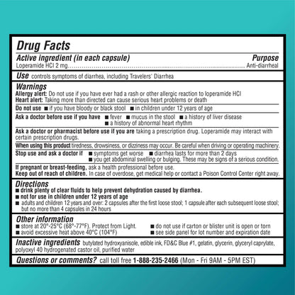 Amazon Basic Care Loperamide Hcl 2 Mg Softgels, Anti-Diarrheal, Easy to Swallow, Controls Symptoms of Traveler's Diarrhea, 24 Count Amazon Basic Care buy supplements Au