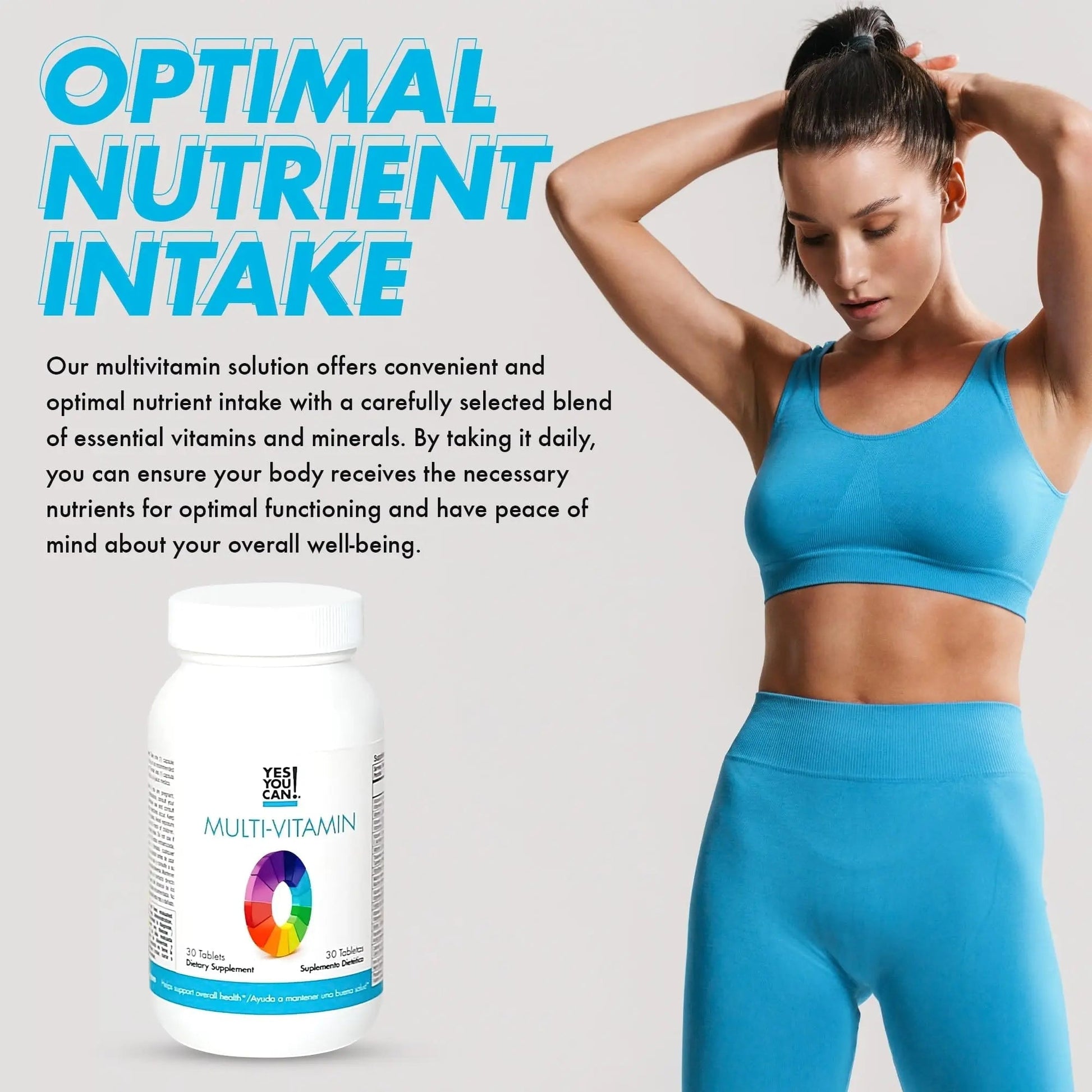 Yes You Can! Daily Multivitamins for Men and Women - Helps Assist Overall Health & Well-Being, Contains Antioxidants Yes You Can!