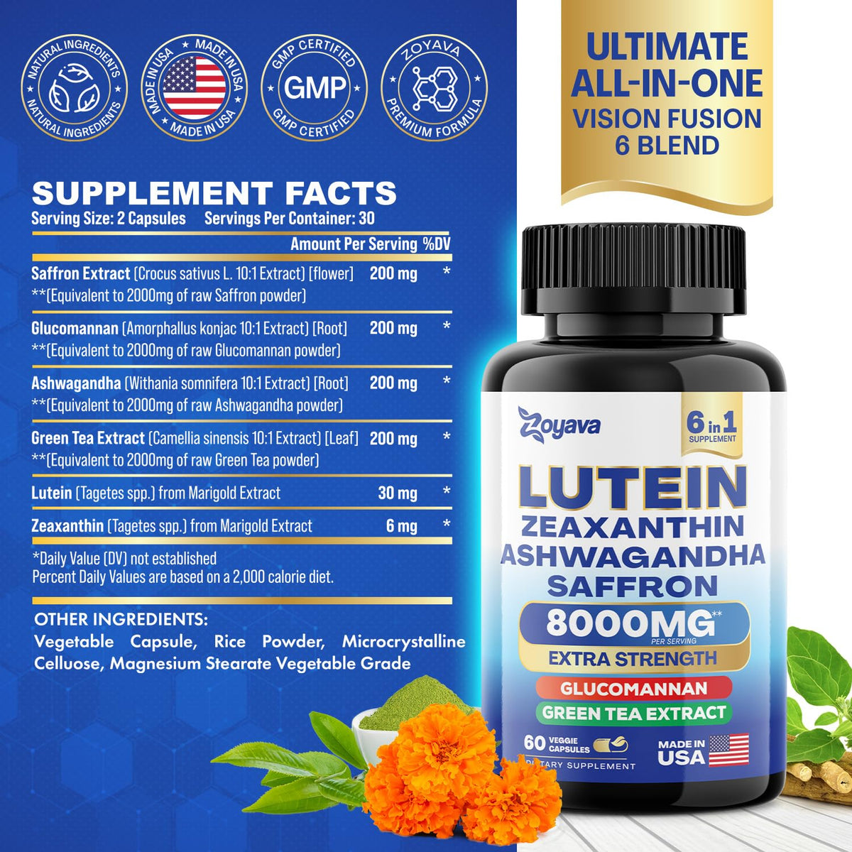 Zoyava Sea Moss 16-in-1 and Lutein 6-in-1 Bundle ZoyavaBuy Supplements Australia