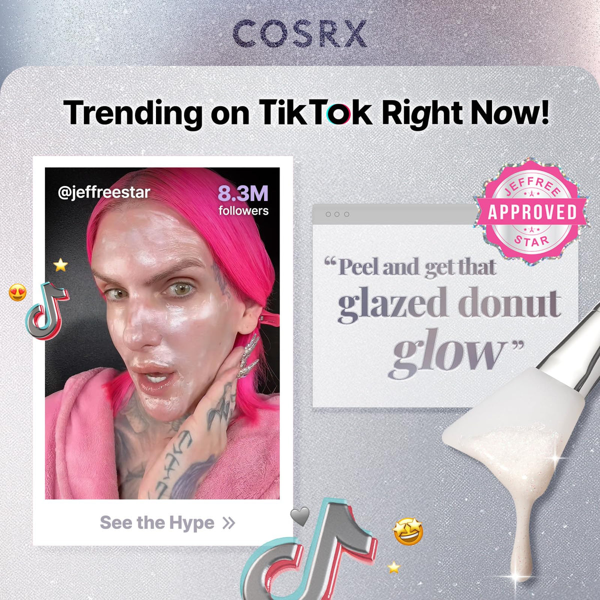 COSRX PDRN EXOSOME Glaze Wrapping Mask with SALMON DNA PDRN, Instant Glow, Easy Peel-Off Overnight Mask for Glass Skin, Firmness, Elasticity & Skin Texture Care, Mothers day gift, Korean Skin Care COSRX buy supplements Au