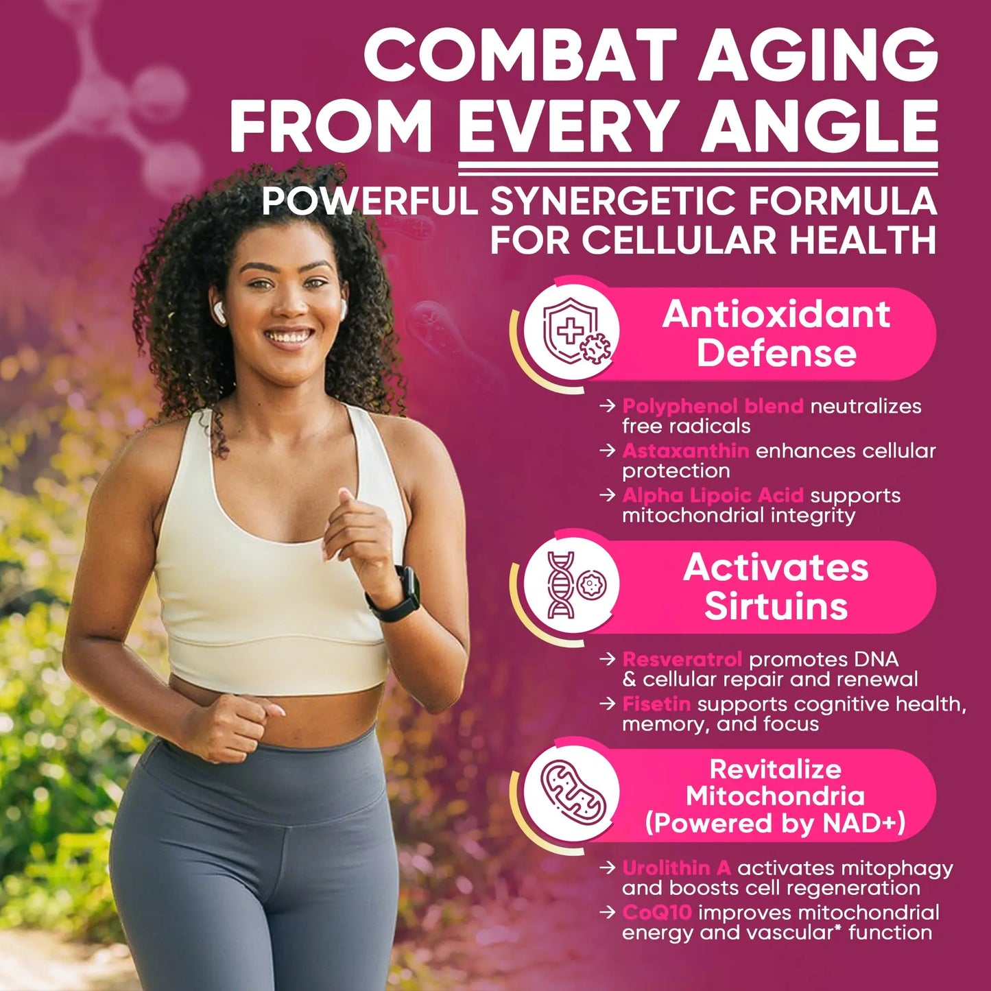 NMNH Gummies 300MG for Longevity with Urolithin A, Polyphenol Blend, Resveratrol, NAD+ Supplement for Women & Men Boost NAD+ Levels, Optimized Aging, Cell, DNA Repair, Energy, Focus, Sugar Free, 60cts NextdiaBuy Supplements Australia