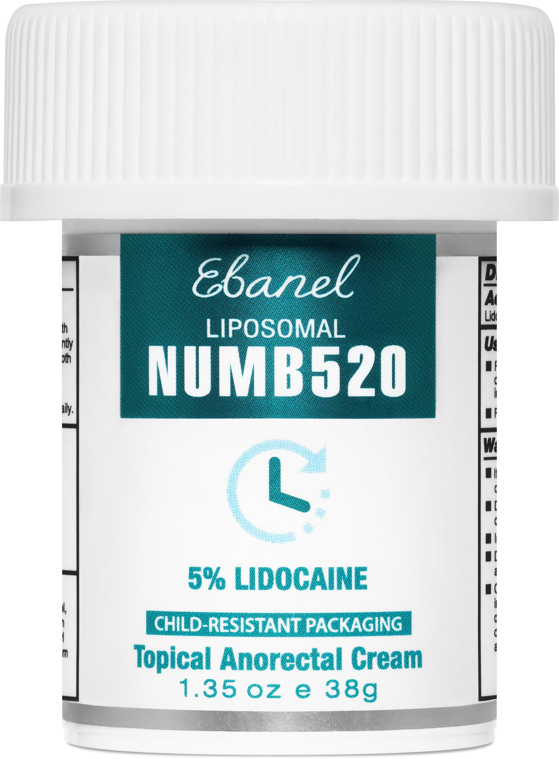 Ebanel 5% Lidocaine Numbing Cream, Pain Relief Burn Itch Numb Cream, Maximum Strength Topical Anesthetic with Allantoin, Vitamin E for Local and Anorectal Uses, Hemorrhoid Treatment, 1.35 Oz Ebanel buy supplements Au
