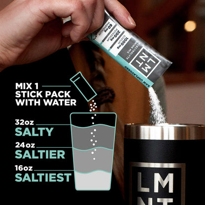 LMNT Zero Sugar Electrolytes - Raw Unflavored Salt | Drink Mix | 30-Count Drink LMNTBuy Supplements Australia
