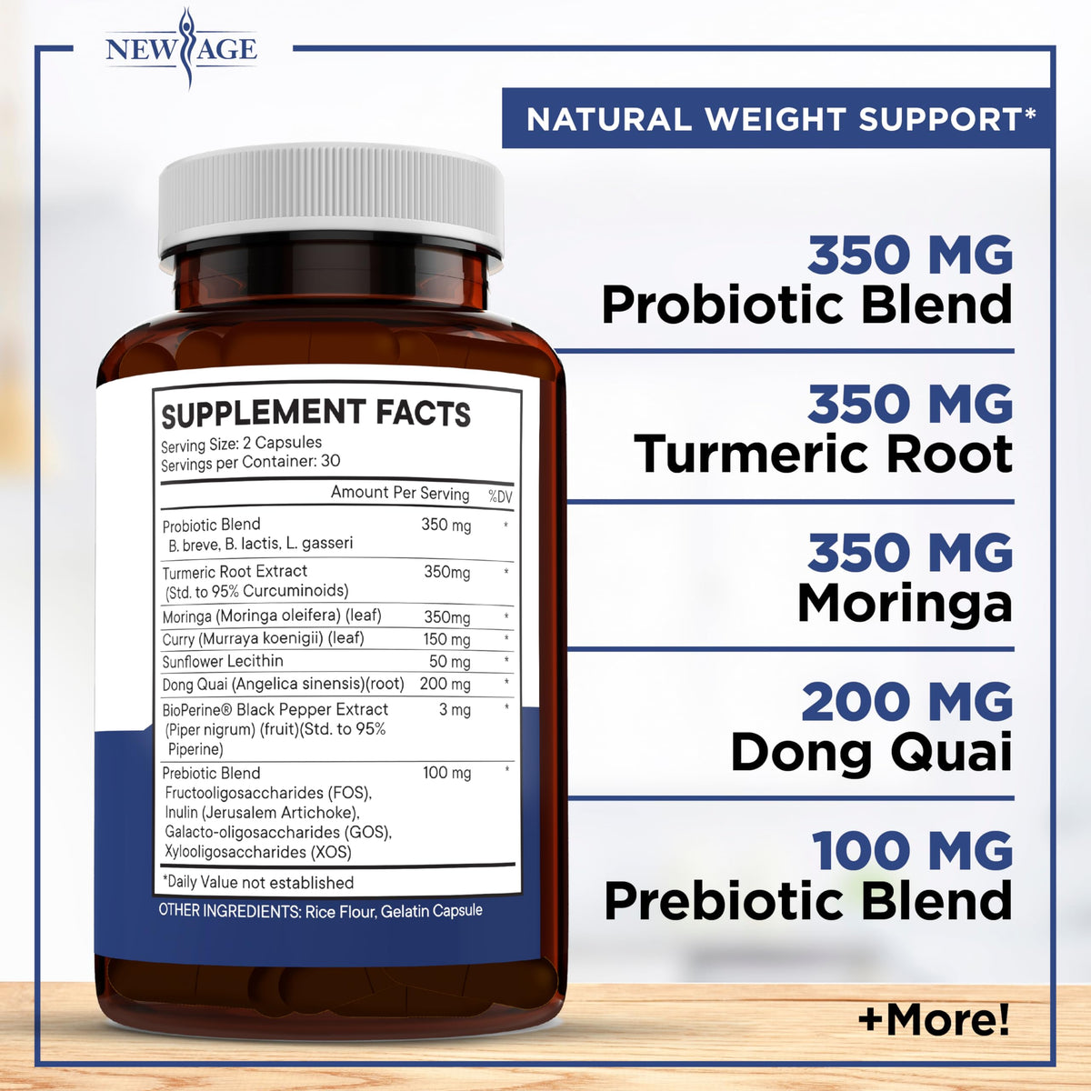 Pro Optimize Probiotics for Women, Menopause, 70 Billion CFU, Digestive Health - Relief for Bloating, Hot Flashes, Joint Support, Night Sweats - Gut Health & Metabolism - Dong Quai (120 (Pack of 2)) NEW AGEBuy Supplements Australia