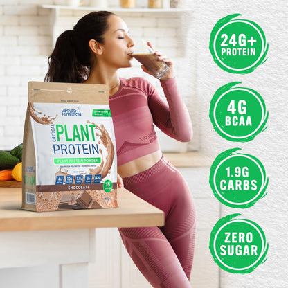 Applied Nutrition Plant Protein Powder – Critical Plant Vegan Protein Shake with SOYA, Pea, Brown Rice Proteins Applied NutritionBuy Supplements Australia