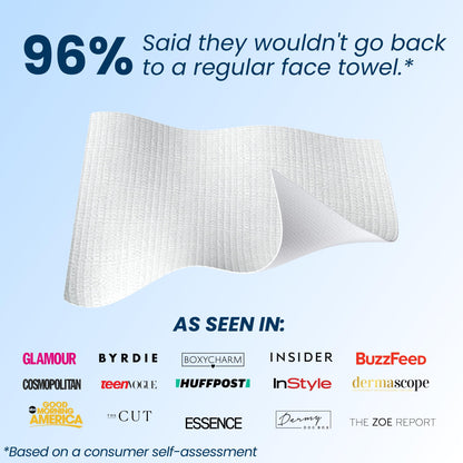 Clean Skin Club Clean Towels XL, 100% USDA Biobased Dermatologist Appr CLEAN SKIN CLUBBuy Supplements Australia