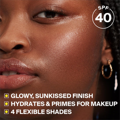 Supergoop! Glowscreen SPF 40, Sunrise (Champagne Glow) - 1.7 fl oz - Glowy Primer + Broad Spectrum Tinted Sunscreen