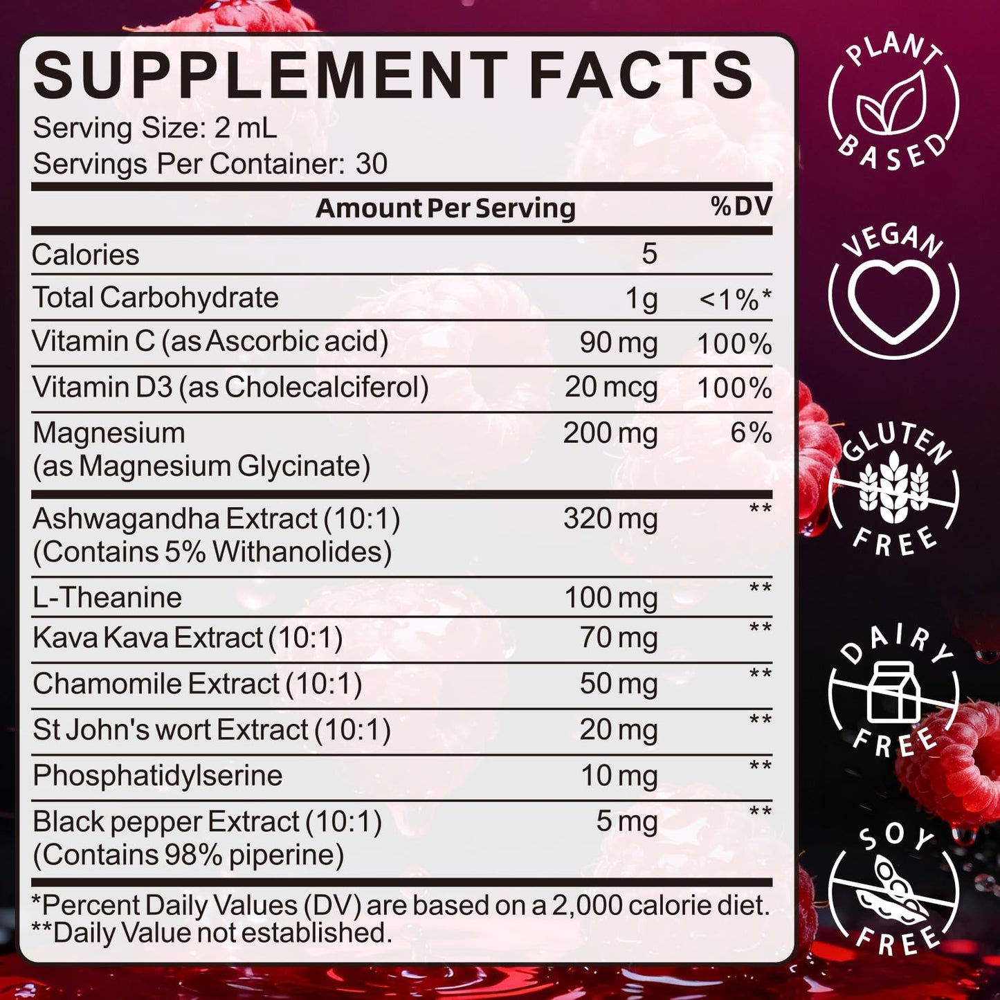 WellBloom Cortisol Reducer for Women & Men with Magnesium Glycinate, Ashwagandha, L-Theanine - Supports Stress Relief, Sleep & Heart Health, Nerves, Muscles - 2 Fl Oz WellBloomBuy Supplements Australia