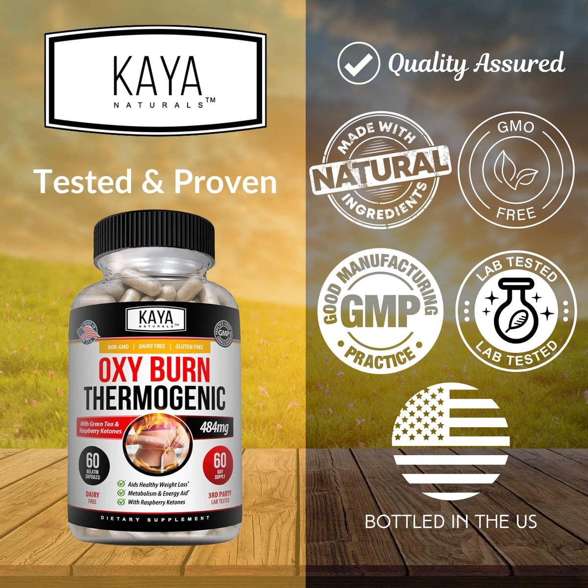 Kaya Naturals Oxy Burn - Weight Loss Pills for Women & Men - Appetite Suppressant Kaya NaturalsBuy Supplements Australia