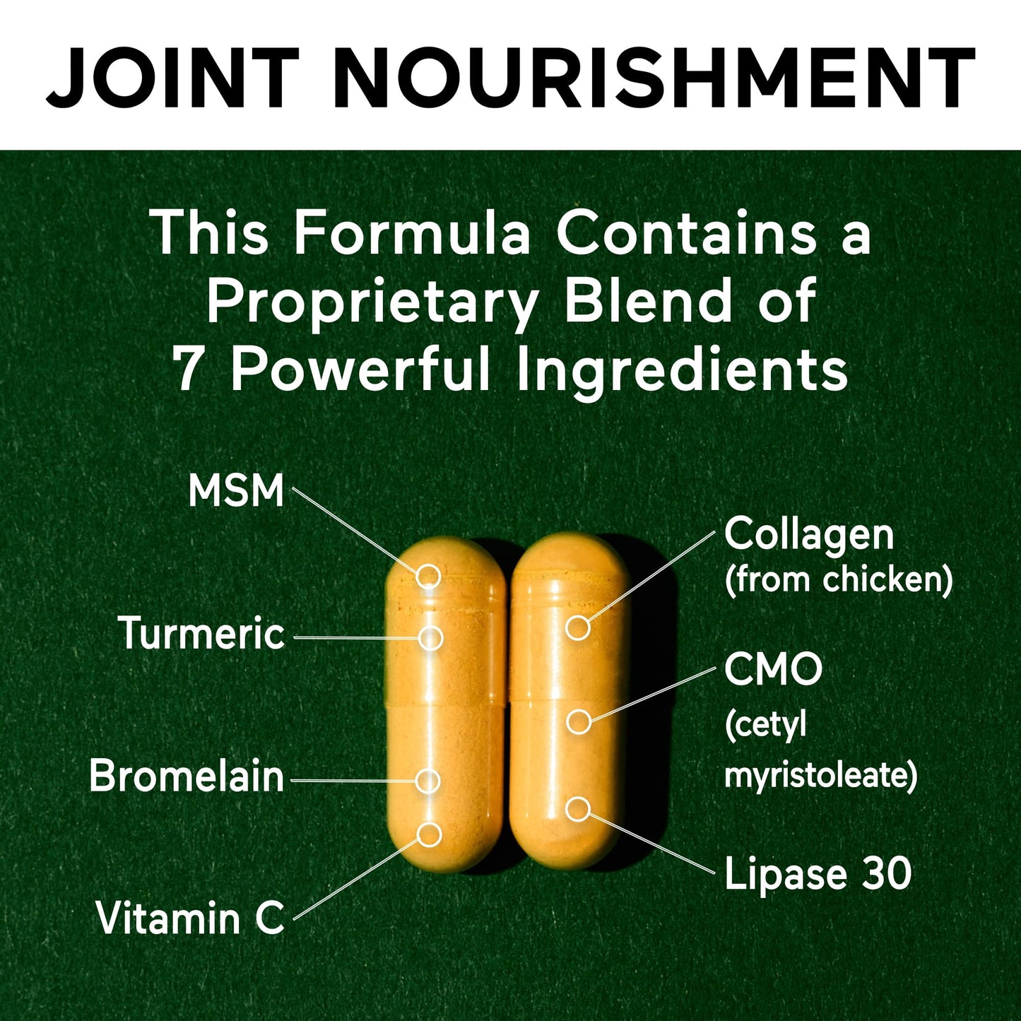 SMARTERNUTRITION Joint Food - Whole-Food Joint Supplement to Support Lubrication & Mobility - Formulated with Collagen Type II, MSM, Vitamin C, Turmeric, Bromelain - 6 Pack[180-Day Supply] SMARTERNUTRITIONBuy Supplements Australia