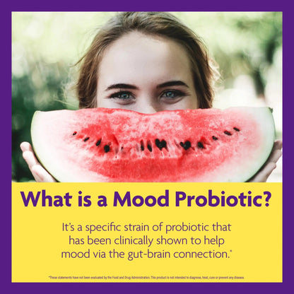 InnovixLabs Mood Probiotic for Women & Men, Clinically Studied Digestive & Mood Support Supplement, Lactobacillus helveticus Rosell-52ND & Bifidobacterium longum Rosell-175, 60 Capsules InnovixLabsBuy Supplements Australia