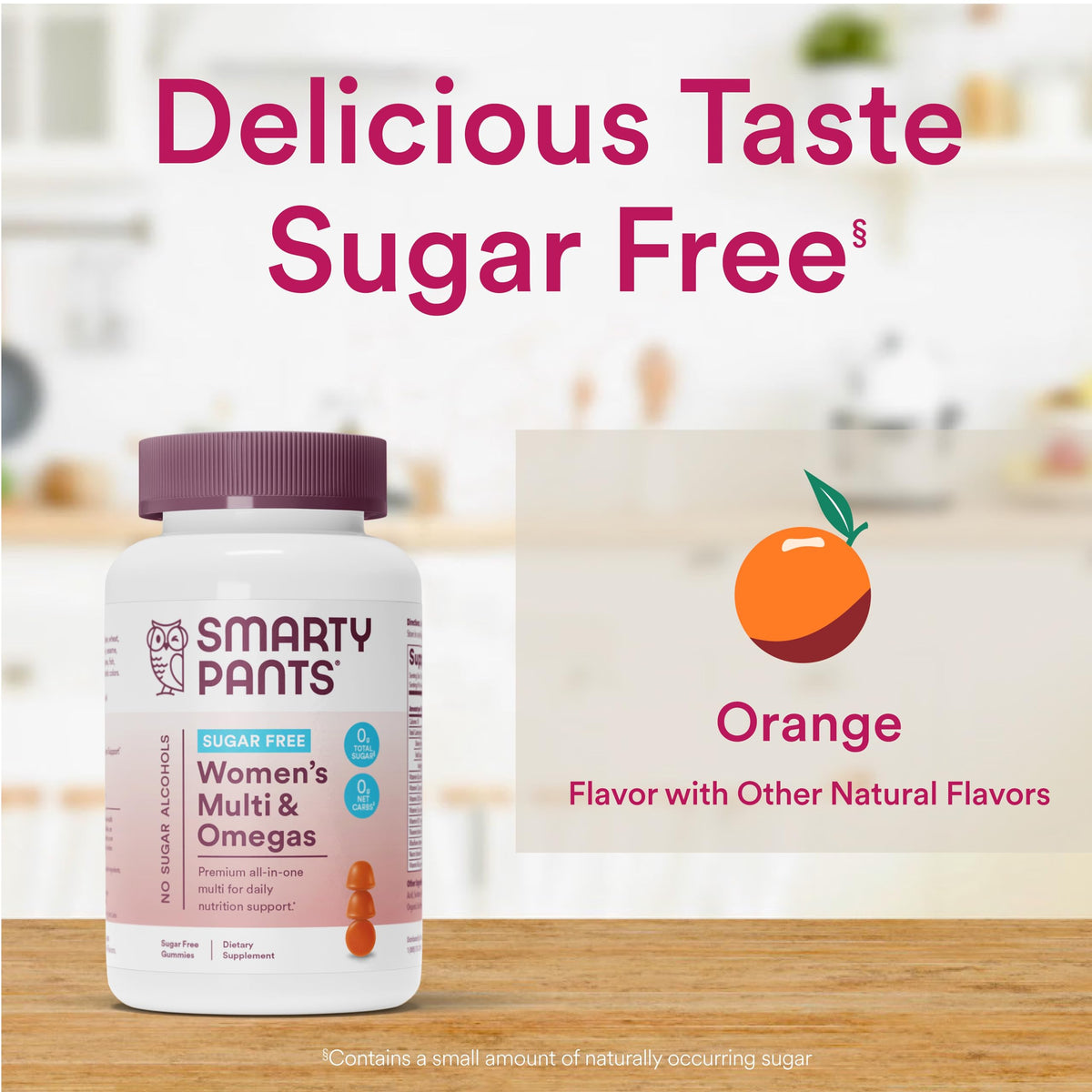 SmartyPants Women's Multivitamin Gummies, Sugar Free: Biotin, Methylfolate, Omega 3 (ALA), Vitamin D3, C, Vitamin B12 SmartyPantsBuy Supplements Australia