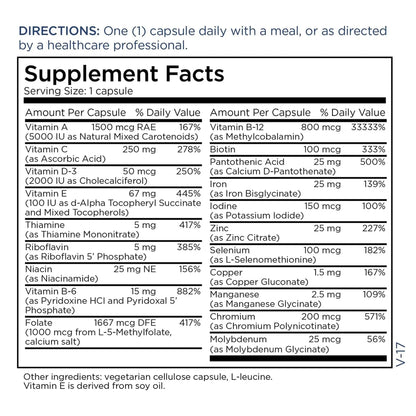 Metabolic Maintenance FemOne - Women's Multivitamin with Bioavailable Iron, Active Folate, B12, Antioxidants, Vitamin D + Biotin Metabolic Maintenance