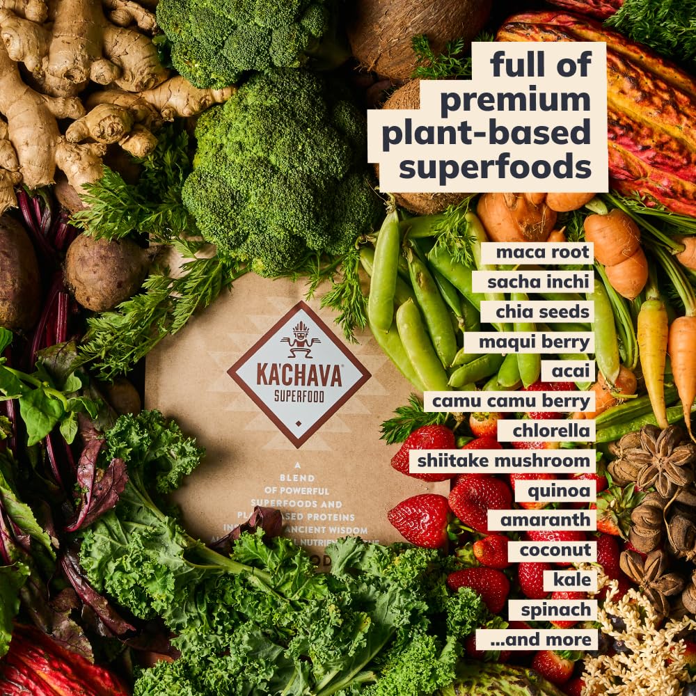 Ka’Chava All-In-One Nutrition Shake Blend, Vanilla, 85+ Superfoods, Nutrients & Plant Ka'ChavaBuy Supplements Australia