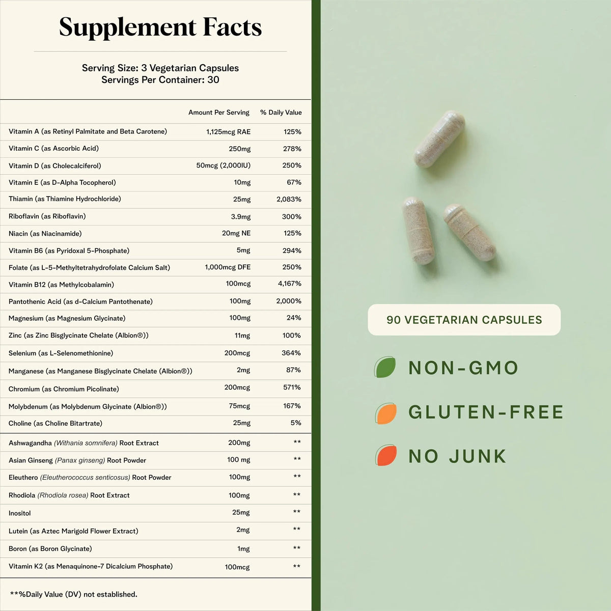 Healthy Response Daily Response Multivitamin 90 Capsules - Multivitamin + Adaptogen Blend for Energy & Stress Support Healthy ResponseBuy Supplements Australia