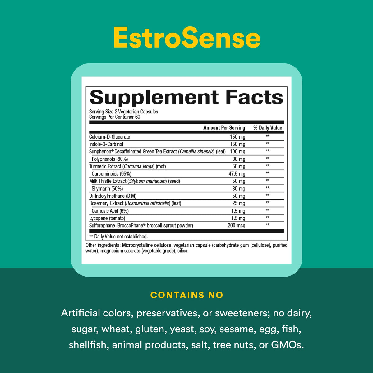 Natural Factors WomenSense EstroSense - Daily Hormonal Balance Support Supplement - Supports Healthy Menstration & Menopause - Non-GMO Natural Supplement - 120 Vegetarian Capsules (60 Servings) Natural FactorsBuy Supplements Australia