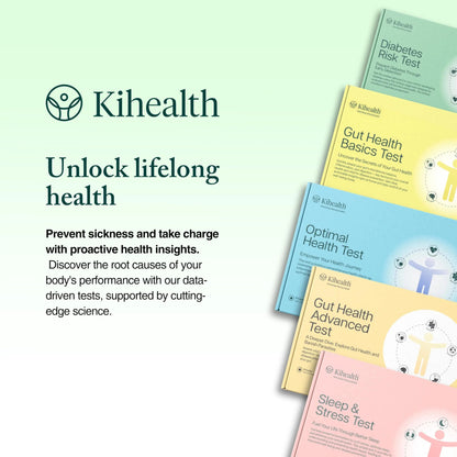 KiHealth – Gut Health Advanced Test – Comprehensive Stool Test for Microbiome, Digestion, & Inflammation – at-Home Kit KihealthBuy Supplements Australia