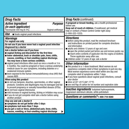Amazon Basic Care Tioconazole Ointment 6.5 Percent, 1-Dose Yeast Infection Treatment For Women, Fast Acting Relief, Pre-Filled Applicator, Odorless Formula, 0.16 ounce (Pack of 1) Amazon Basic Care buy supplements Au