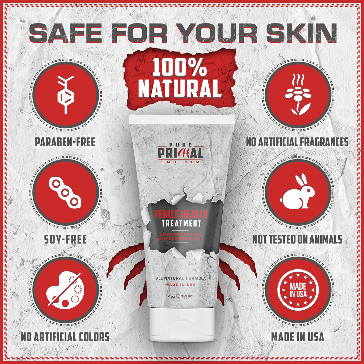 Pure Primal Premium Penile Health Cream - Advanced Moisturizing Penile Cream Pure PrimalBuy Supplements Australia