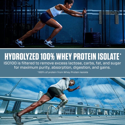 Dymatize ISO100 Whey Protein Powder with 25g of Hydrolyzed 100% Whey Isolate DymatizeBuy Supplements Australia