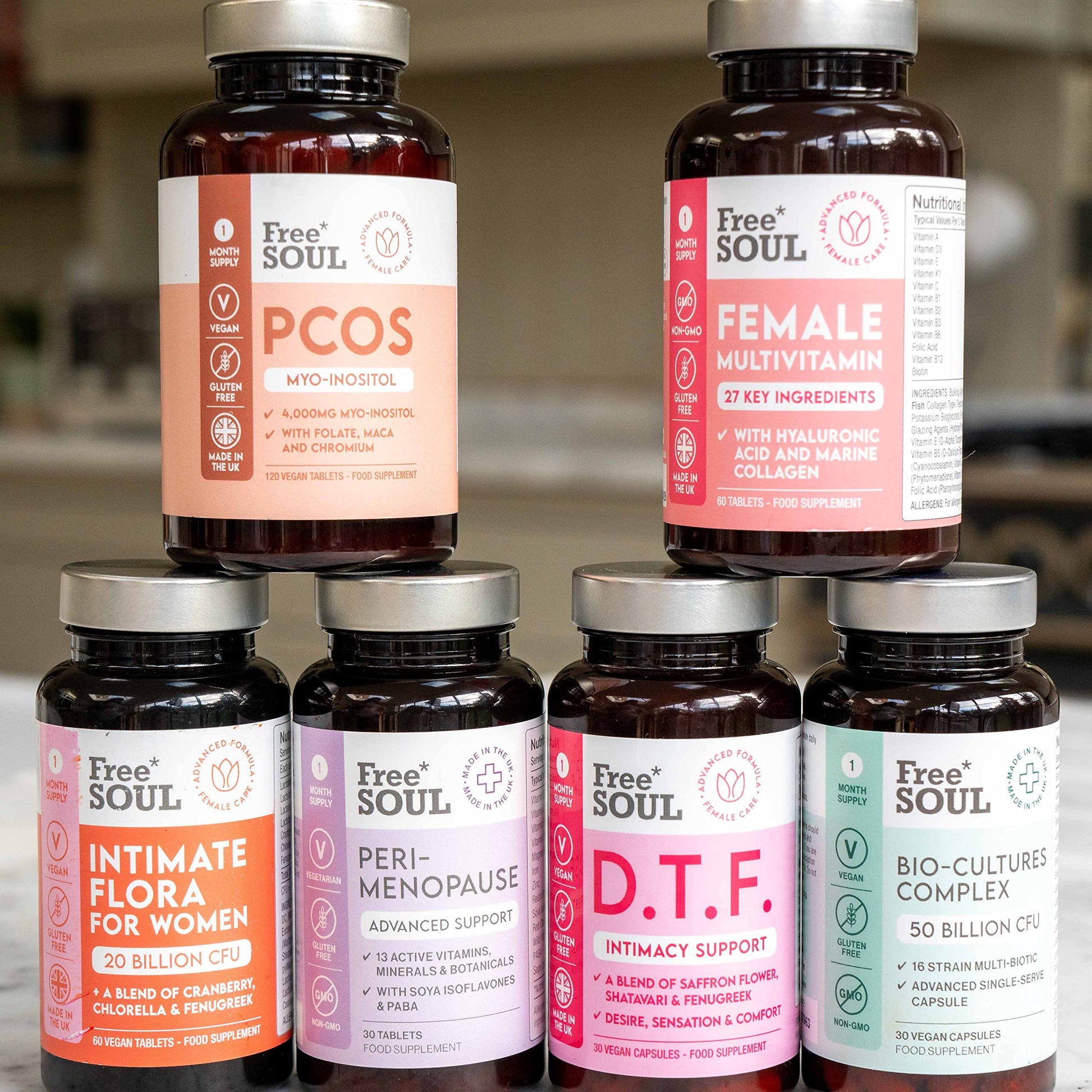 Women's Multivitamins and Minerals with Collagen & Hyaluronic Acid - 27 Essential Free SoulBuy Supplements Australia