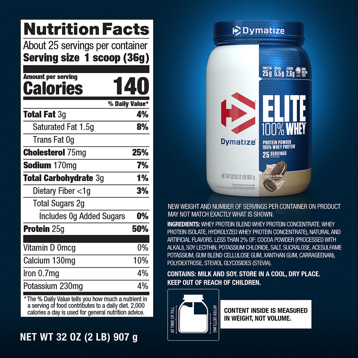 Dymatize Elite 100% Whey Protein Powder, Quick Absorbing & Fast Digesting for Optimal DymatizeBuy Supplements Australia