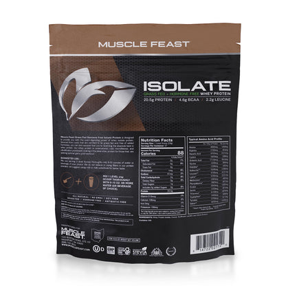 Muscle Feast Grass-Fed Whey Protein Isolate, All Natural Hormone Free Pasture Raised Muscle FeastBuy Supplements Australia
