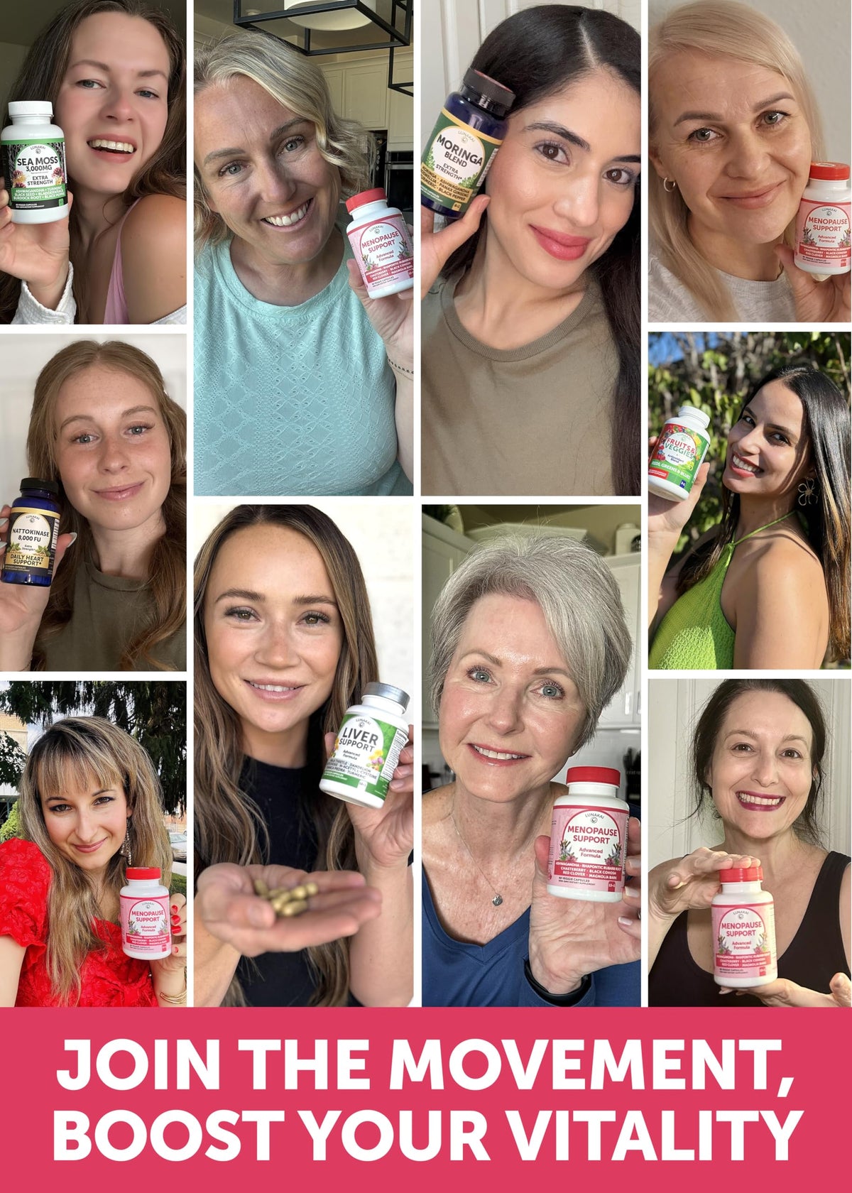 Lunakai USA Made Natural Menopause Supplements for Women – 13-in-1 Menopause Relief for Hot Flashes, Night Sweats, Sleep & Mood Support, 60ct LunakaiBuy Supplements Australia