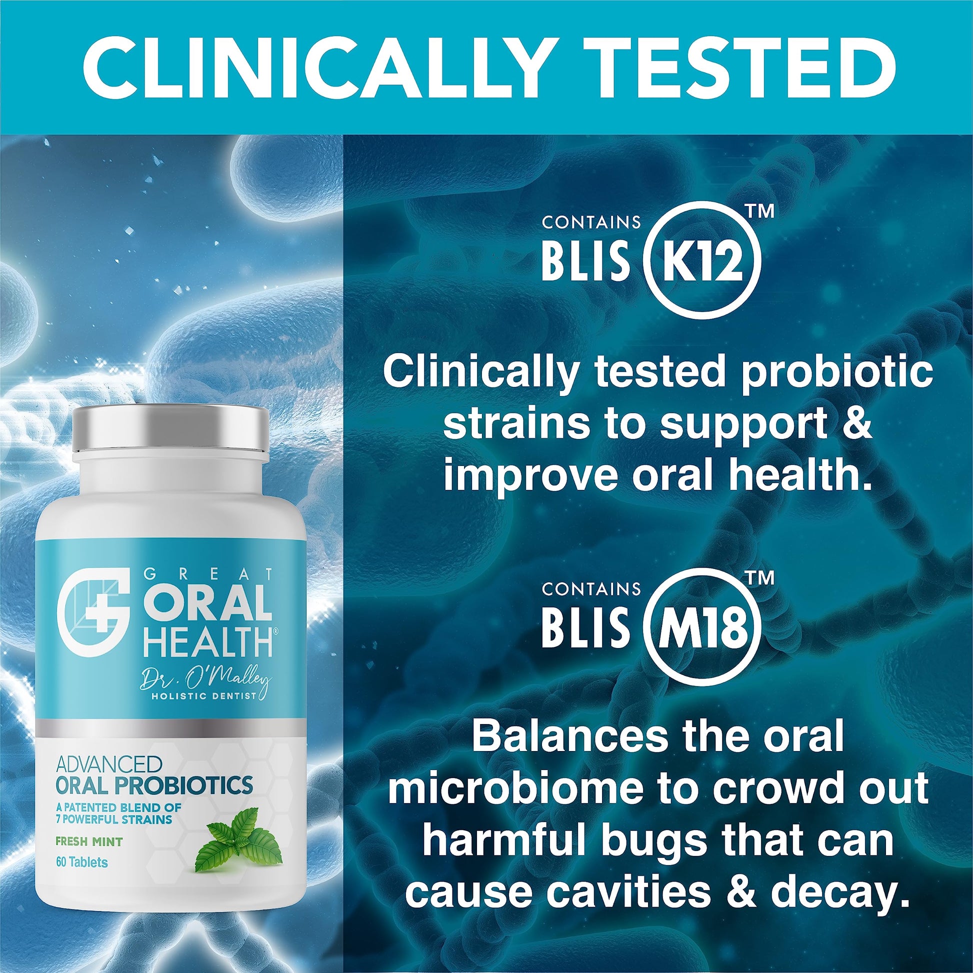 Oral Probiotics for Mouth Bad Breath Treatment for Adults: Dentist Formulated Advanced Great Oral HealthBuy Supplements Australia
