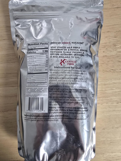 Krampade Original Lemon Lime 4K, 4000 mg Potassium Instant Cramp Relief Electrolyte Drink Powder | Designed for Athletes and Crampers | 19-Serving Resealable Pouch KrampadeBuy Supplements Australia