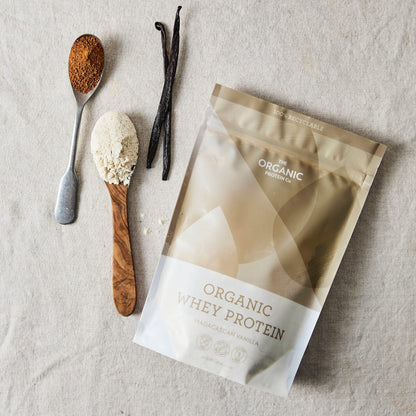 The Organic Protein Co. - Madagascan Vanilla Organic Whey Protein Powder The Organic Protein CompanyBuy Supplements Australia