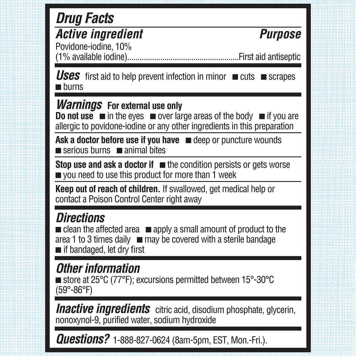 Betadine Antiseptic First Aid Solution, Povidone-Iodine 10%, Infection Protection, Kills Germs in Minor Cuts Scrapes and Burns, No Sting Promise, No Alcohol or Hydrogen Peroxide, 8 FL OZ Betadine buy supplements Au