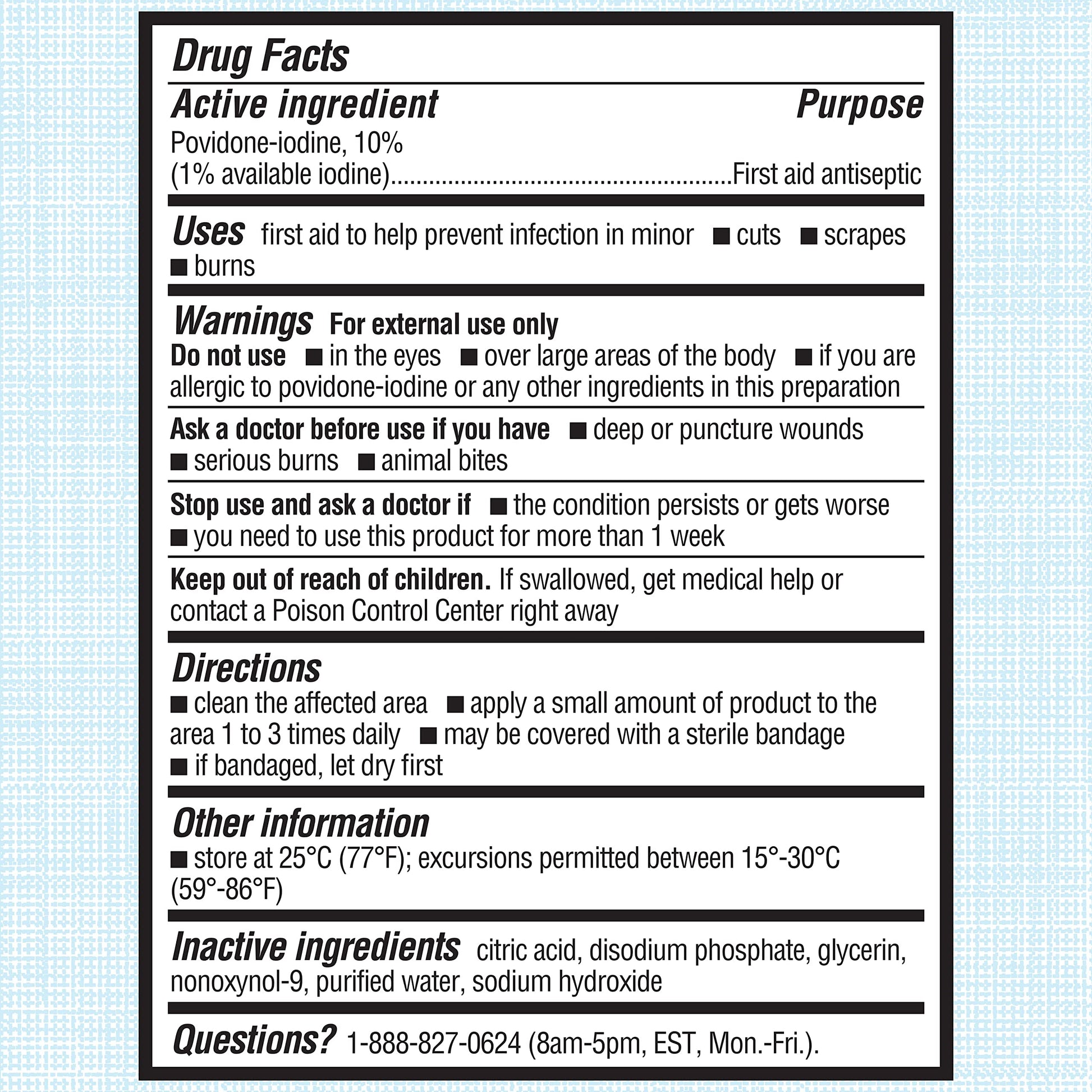 Betadine Antiseptic First Aid Solution, Povidone-Iodine 10%, Infection Protection, Kills Germs in Minor Cuts Scrapes and Burns, No Sting Promise, No Alcohol or Hydrogen Peroxide, 8 FL OZ Betadine buy supplements Au