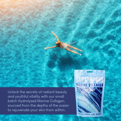 Superfoods Company - Hydrolysed Marine Collagen, Boosts Hair and Skin Health, Unflavoured Superfoods CompanyBuy Supplements Australia