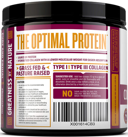 Collagen Powder 500g - Hydrolysed Collagen Peptides Powder - High Protein Bovine Collagen Supplement Nu U NutritionBuy Supplements Australia