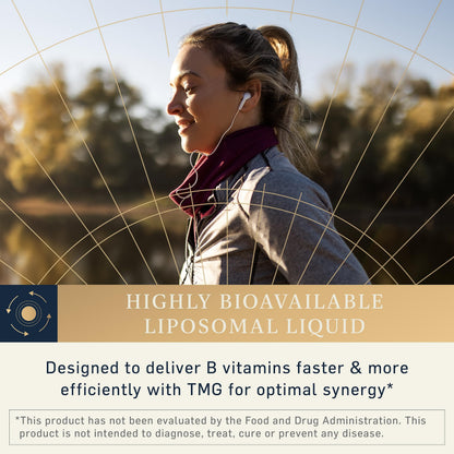 Quicksilver Scientific Methyl Charge - Methylation, Liver, Detox + Energy Supplement - Folate, Vitamin B12, Riboflavin, Vitamin B6 + TMG Supplement with Superior Absorption - Vegan B Vitamins (50ml) Quicksilver ScientificBuy Supplements Australia