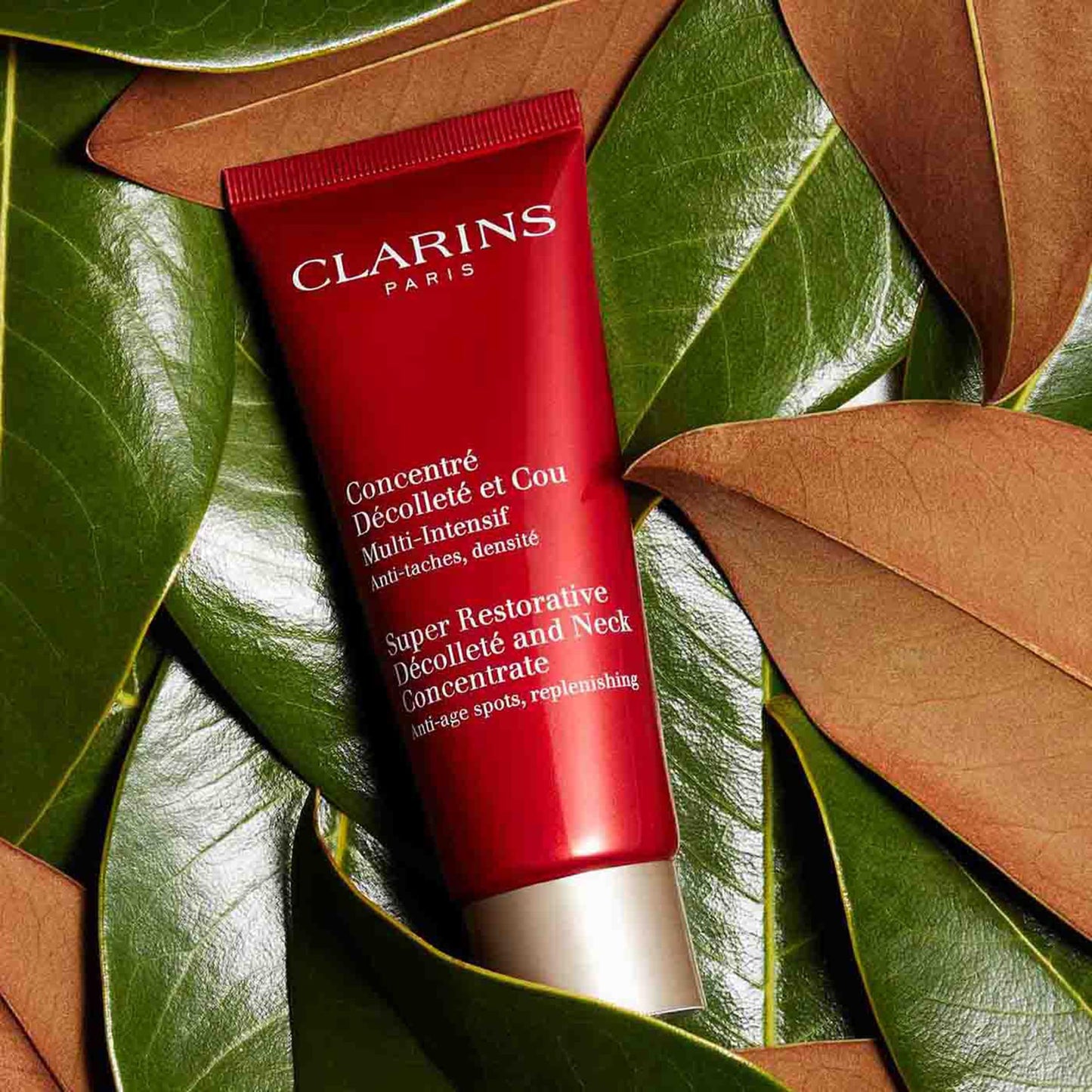Clarins Super Restorative Décolleté and Neck Concentrate | Deeply Replenishing, Anti-Aging Cream For Mature Skin | Skin Texture Is Refined and Chest Creases Are Visibly Diminished After 4 Weeks* Clarins buy supplements Au