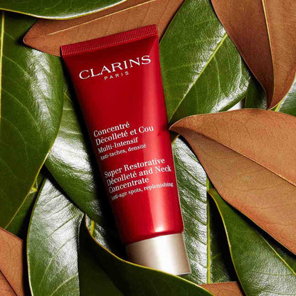 Clarins Super Restorative Décolleté and Neck Concentrate | Deeply Replenishing, Anti-Aging Cream For Mature Skin | Skin Texture Is Refined and Chest Creases Are Visibly Diminished After 4 Weeks* Clarins buy supplements Au