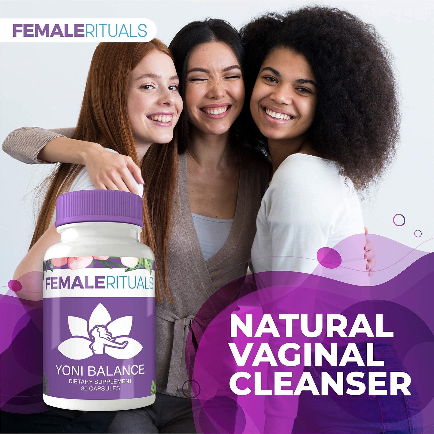 FEMALE RITUALS - Vaginal Moisturizer Boric Acid Suppositories for PH Balance - Bad Odors FEMALE RITUALSBuy Supplements Australia