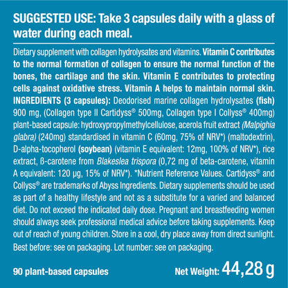 Pure Marine Collagen (900mg) - Enriched with Vitamins C and E – Patented Premium Type I & II Hydrolysed Collagen PlastimeaBuy Supplements Australia