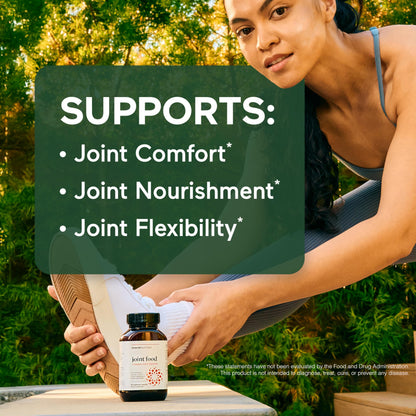 SMARTERNUTRITION Joint Food - Whole-Food Joint Supplement to Support Lubrication & Mobility - Formulated with Collagen Type II, MSM, Vitamin C, Turmeric, Bromelain - 6 Pack[180-Day Supply] SMARTERNUTRITIONBuy Supplements Australia